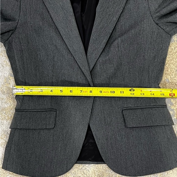 EXPRESS Women’s 6 Stretch Gray Single-Button Double Vent Blazer - Picture 10 of 12